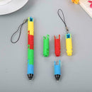 2Pcs Creative Stationery Foldable Disassembly Ballpoint Pen Student Cute