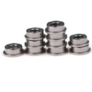 10PCS MF63zz Mini Metal Double Shielded Flanged Ball Bearings (3mmX6mmX2.5mm) LJ