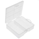 Transparent Battery Storage Case Container for Maximum 24 X AA Batteries