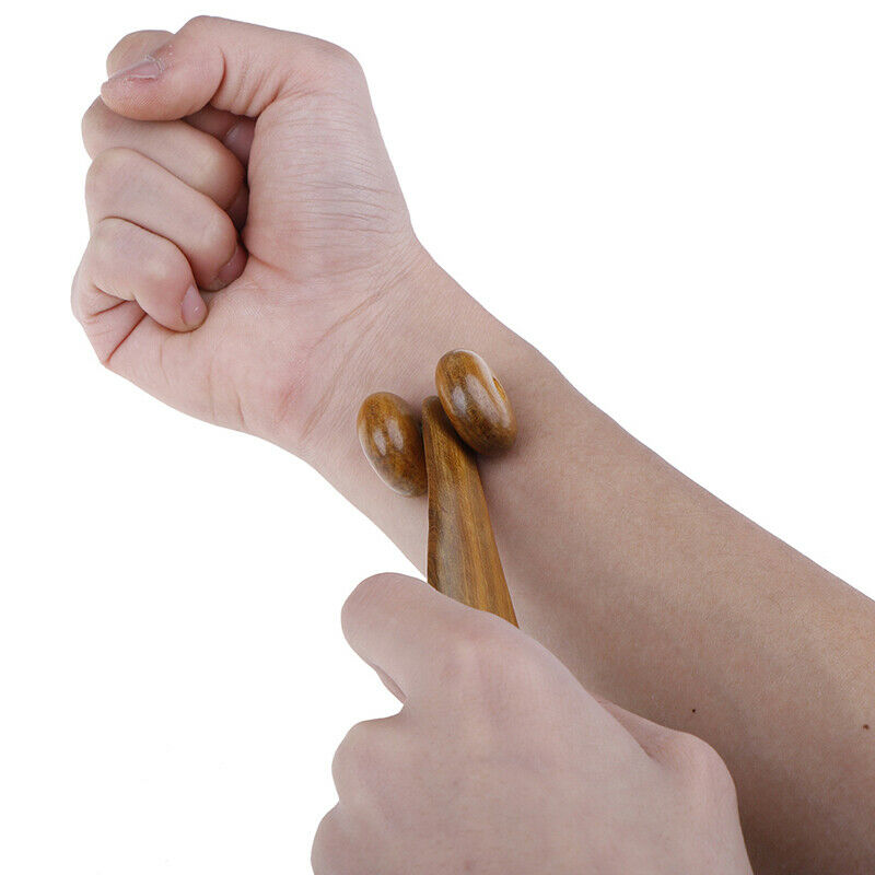 Wooden Gua-Sha Scraping Massage Board Trigger Stick Point Massager AcupunctureJR
