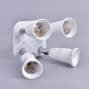 4 in 1 Light Socket Splitter Bases E27 Adapter Converter Holder for LED Lamp Kw