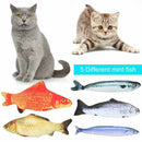 5 Pack Realistic Interactive Fish Cat Kicker Crazy Pet Catnip ToysB.SE