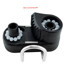 2pcs Aluminum Sailboat 2 Row Ball Bearing Cam Cleat