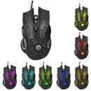LED Optical USB Wired Gaming Game Mouse Gamer Mice Laptop For PC G1J6