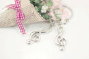 Metal Musical Note Key Ring Keyfob-Keyring Music Symbol Keychain fashion Gift