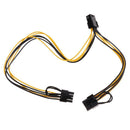 PCI-E 6-pin To 2x 8 pin(6+2-pin/8 pin) Power Splitter Cable PCIE PCI Express