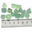 Natural Stone Blue Fluorite Crystal Rock Octahedron Quartz Specimen Decoration