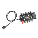 1 to 10 4 Pin PWM Cooler Fan HUB Splitter Extension Speed Controller (4D)
