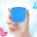 2x/Set Dental Orthodontic Retainer Denture Storage Box Case Mouthguard Container