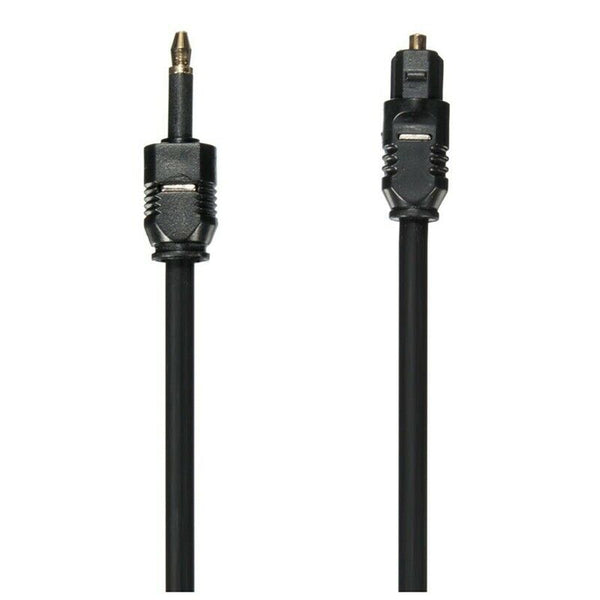 2M Mini 3.5mm Plug Digital Optical Audio Cable SPDIF Optical Fiber Line H3Q6