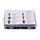 102x 6.3mm 8mm 9mm 10mm Nylon Bumper Push Fasteners Rivets Clips Retainers A