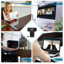2MP 1080P HD USB Webcam Live Online Portable Web Camera with Microphone