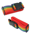 New 4 Travel Luggage Suitcase Strap Baggage Backpack Bag Rainbow Color Belt C4M1