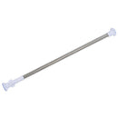Stainless Steel Round Head Extendable Telescopic Tension Shower Curtain Rod X1P3