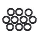 10 pieces black rubber flexible O ring oil seal Sealing 8.6 x 5 x 1.8mm T1M1