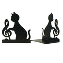 Book Non-skid Bookends Art Bookend,1Pairs,(Black)