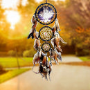 Wolf Style Handmade Dream Catcher Feathers Wall Hanging Decoration Ornament