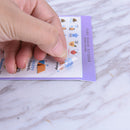 5 Sheets Lovely Paper Stickers For DIY Po Album Scrapbook Calendar Diary  MO