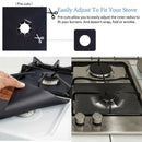 Gas Stove Burner Liners - 0.3 Mm Thick Heavy Duty Ptfe Material, Non-Stick, J1O9