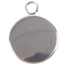 5Pcs 12mm stainless steel mermaid fish scale charms round pendants for DIYBX