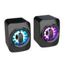 Computer Speakers, 3Wx2, Deep Bass in Small Body, Stereo USB Powered 3.5mm Aux