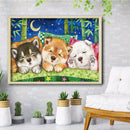 Dog Diamond Painting 5D DIY Full Round Drill Mosaic Animal Rhinestone Kits