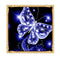 Butterfly Painting 5D Diamond Mosaic Embroidery DIY Cross Stitch Kit(Blue)