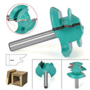1Pcs Tongue Groove Router Bit 1-1/2" 1/4" Shank T-type Useful Cutter For Cabinet