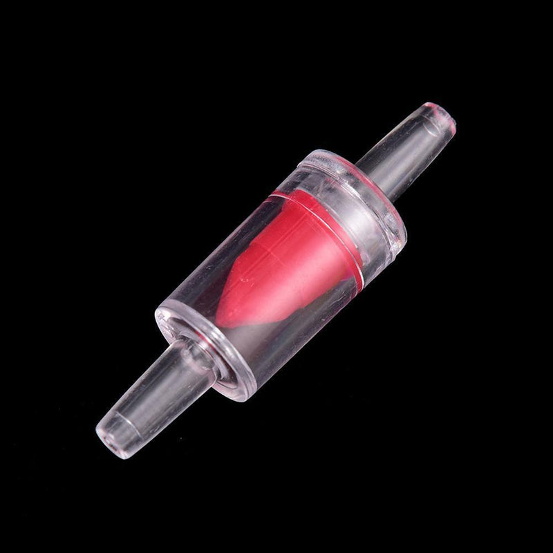 10pcs One Way CO2 Retention Valve Red CO2 Aquarium Non-Return Fish Tank Pum W2G7