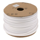 Inner Dia.3.5mm/0.14" Wire Marking PVC Tube Sleeve Cable Marker 90m White