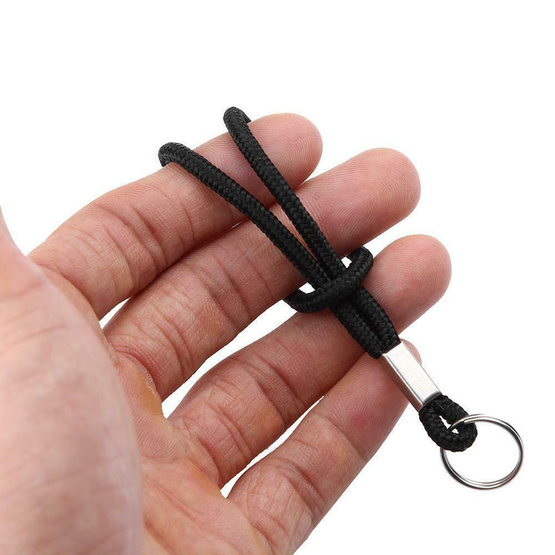 5pcs Whistle Wrist Strap Lanyard Hanging Rope Belt for Training Coaches A