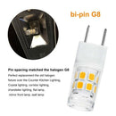 LED G8 Light Bulb, G8 GY8.6 Bi-pin Base LED, Not Dimmable T4 G8 Base Bi-pin U8I9