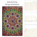 DIY Mandala Special Shaped Diamond Painting 50 Sheets A5 Office Notebook