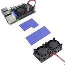 Double Cooling Fan Cooler Radiator Heatsink Kits for Raspberry Pi 4B BX