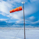 80cm Airport Windsock 30" Long Outdoor Windsock w/ Belts Grommet Reflective T8B4