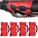 4 X Roll Bar Grab Handles Grip Handle For Jeep Wrangler Yj Tj Jk Jk Jl Jlu  H9L1