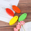 1PC Foam Floating Buoyant Keychain For Water Sports Swimming Oval Keyring OZ