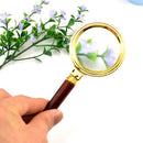 New 80mm Handheld 10X Magnifier Magnifying Glass Loupe Reading Jewelryã€NME