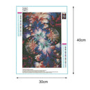 5D DIY Full Drill Diamond Painting Colorful Flower Cross Stitch Embroidery