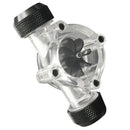 1Pc 8 Impeller G1/4 Threaded PC Computer Water Cooling System Flow Meter In X4C3