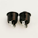 20x AC 125V 10A 6A 250V On Off Snap in SPST Round Boat Rocker Switch JF L JR