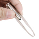 LED Light Stainless Steel Eyebrow Clamps Tweezers Hair Removal Make-up Tool A