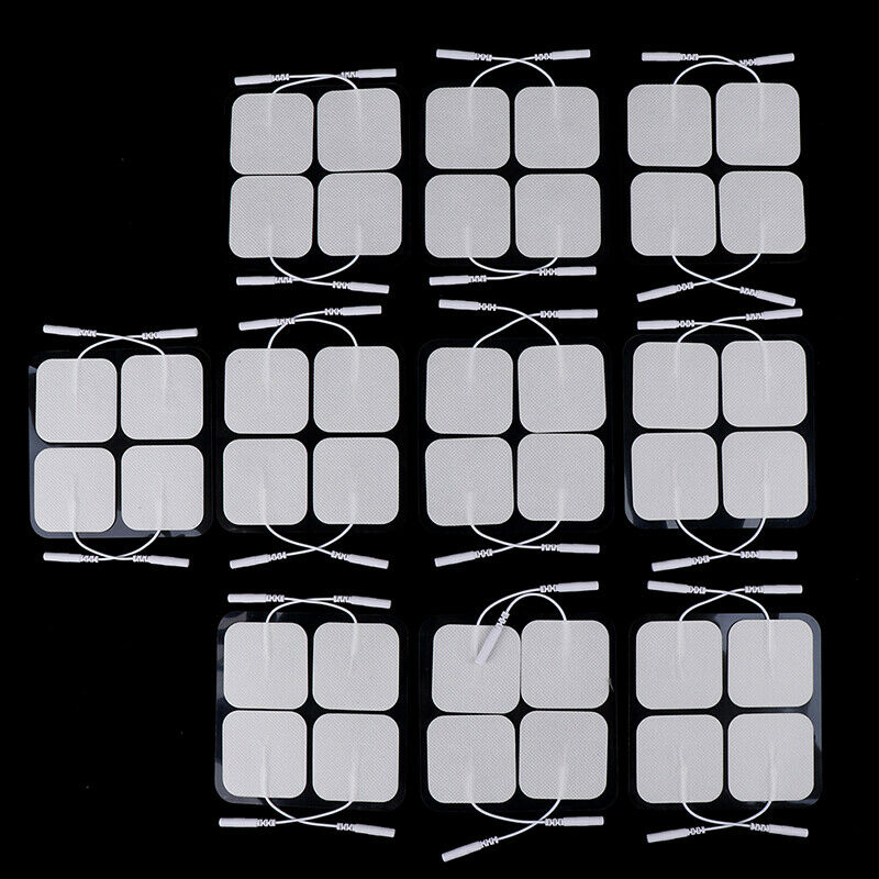 40 Replacement Tens Electrode Pads 2x2 Muscle StimulatorBULK 3C