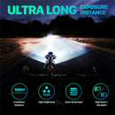 Bright Bicycle Cycle LED Light Headlight Flashlight Metal Shell USB Rechargeable