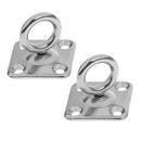 2 Pieces Heavy Duty Eye Plate Cover Plate Eye Plate Wall Hook