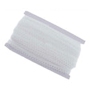 50 Yards Stretch Elastic Lace Trim Ribbon for Hairband Clothing White