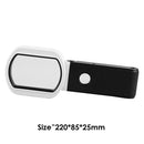 10X HD Magnification Folding Magnifier Reading Repairing Magnifying Glass