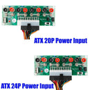 20/24 Pins ATX Benchtop PC Power Breakout Module Adapter with USB 5V Port