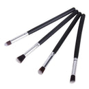 Pro 4Pcs Makeup Cosmetic Tool Eyeshadow Powder Foundation Blending Brush Se