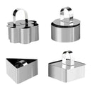 Cake Rings Mousse Rings Stainless Steel Presentation Cooking Rings with Foo